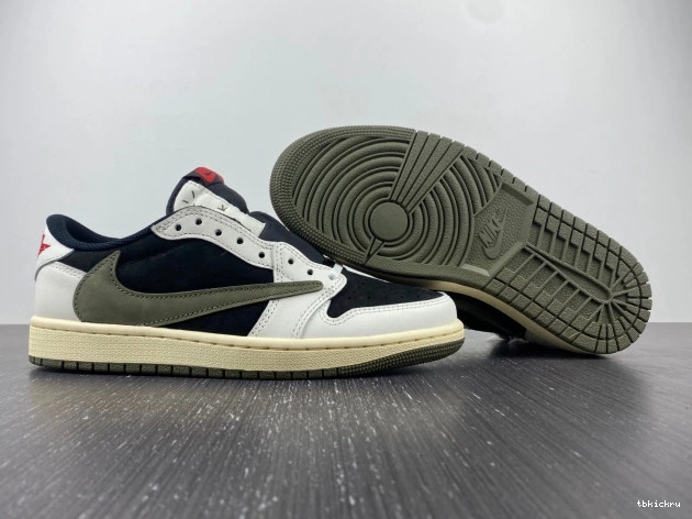 Reps TBkick Jordan x Low OG WMNS Air 1 Olive DZ4137-106 Travis Scott 0723